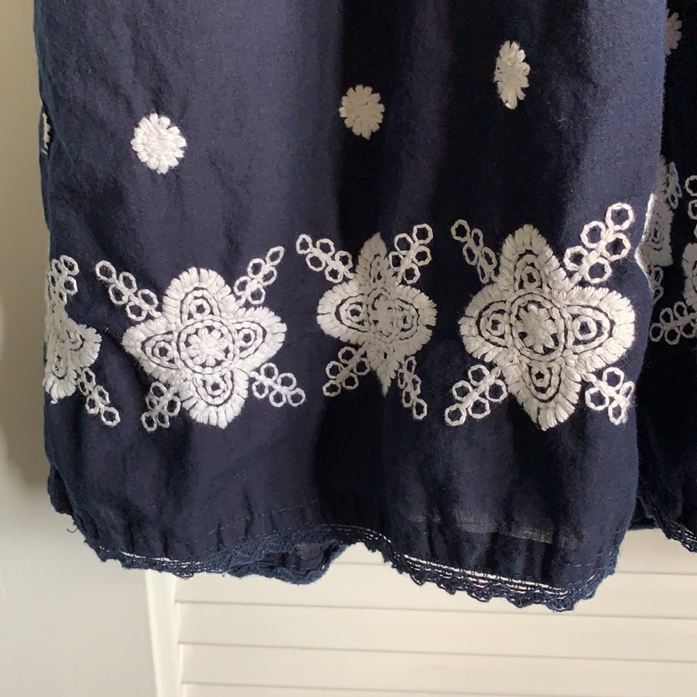 Navy cotton sundress - Picture 6 of 8